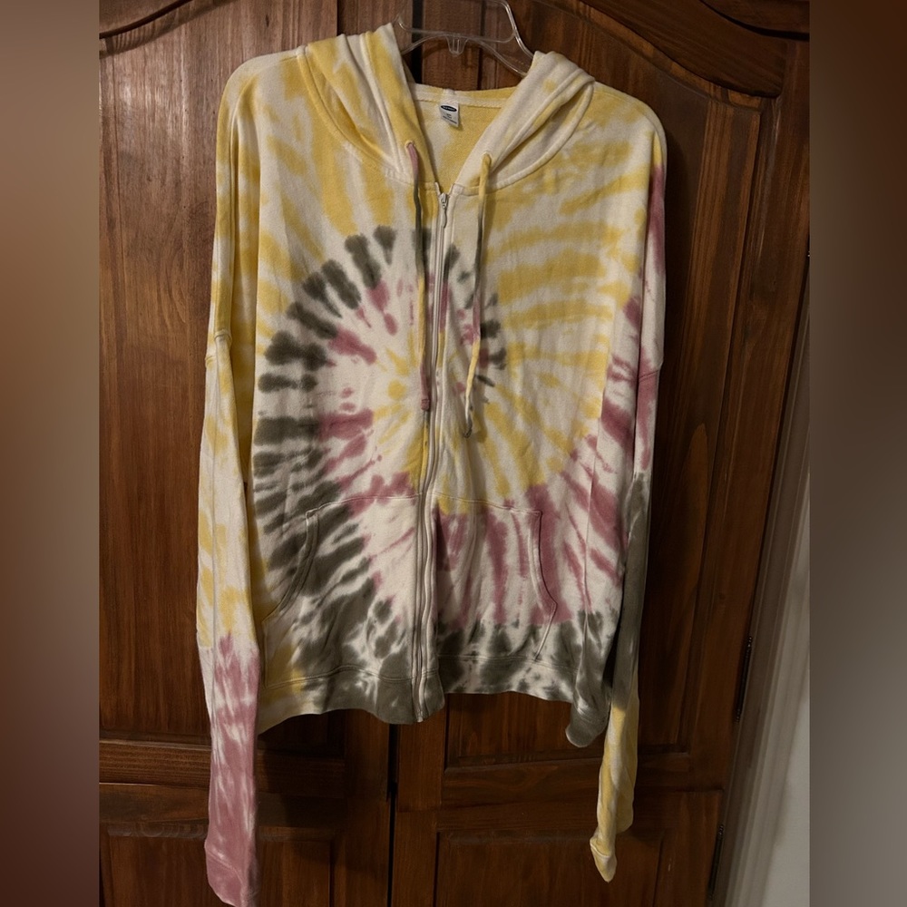 Old Navy Tye-dyed Zip-up Hoodie. Size XXL Tall.